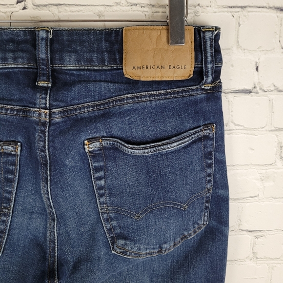 AMERICAN EAGLE | Slim Straight medium wash denim jeans - Picture 2 of 10